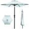 Best Choice Products 10ft Outdoor Steel Market Patio Umbrella w/ Crank, Tilt Push Button, 6 Ribs